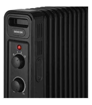 Sencor SOH3513BK must õliradiaator, 13 ribi Flat