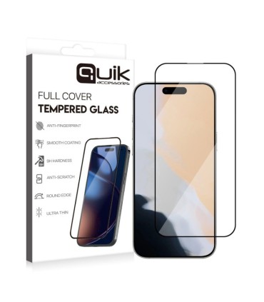 Quik Apple Iphone 17 Air ekraanikaitseklaas, must