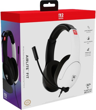 Turtle Beach kõrvaklapid Airlite Fit Nintendo Switch 2, must/valge