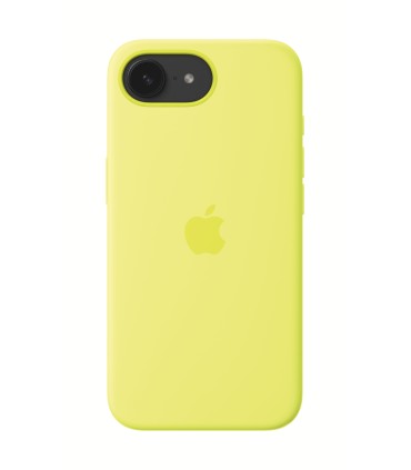 Apple iPhone 16e Silicone Case – Neon Yellow