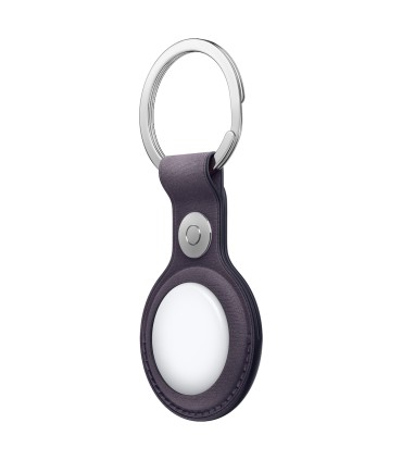 Apple AirTag FineWoven Key Ring - Midnight Purple