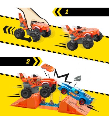 MEGA Hot Wheels lammutatav tiigerhai monsterauto