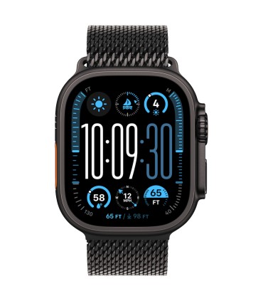 Apple Watch Ultra 2 GPS + Cellular 49mm Black Titanium Case with Black Titanium Milanese Loop - M