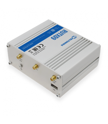 Teltonika Rugged Industrial LTE-A Cat6 Router  RUTX09 No Wi-Fi, 10/100/1000 Mbit/s, Ethernet LAN (RJ-45) ports 4, 2G/3G/4G