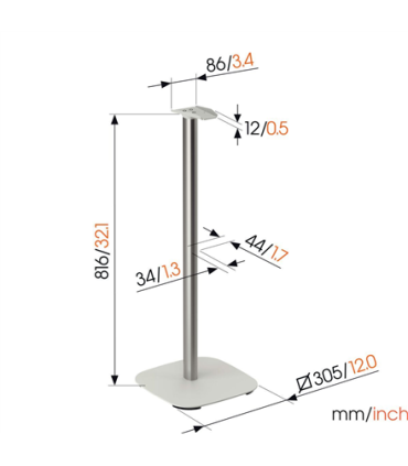 Vogels Floor stand SFS 4133 Sonos speaker stand for Era 300