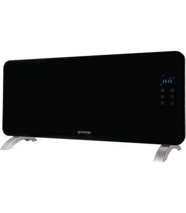 Gorenje 2000GTPT karastatud klaaspaneeliga radiaator must