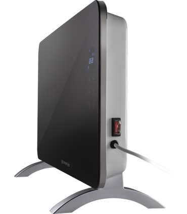 Gorenje 2000GTPT karastatud klaaspaneeliga radiaator must