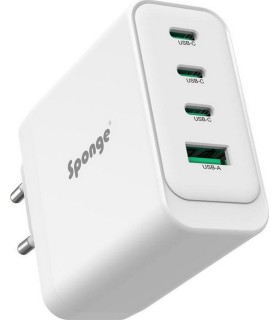 Sponge reisilaadija C4 100W valge