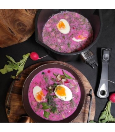 Induction Milk and Sauce Pot Ø 20 cm, detachable handle AMT Gastroguss