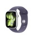 Apple Watch 11, 46 mm, GPS, M/L, hõbe, lilla silikoonrihm