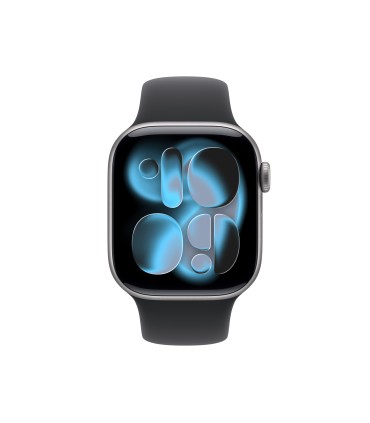 Apple Watch Series 11 GPS 42mm Space Grey Aluminium Case with Black Sport Band - S/M