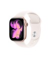 Apple Watch 11, 42 mm, GPS, S/M, roosa kuld , roosa silikoonrihm