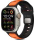 Tech-Protect kellarihm IconBand Line Apple Watch 44/45/46/49mm, must/oranž