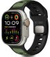 Tech-Protect kellarihm IconBand Line Apple Watch 44/45/46/49mm, must/roheline