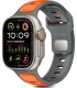 Tech-Protect kellarihm IconBand Line Apple Watch 44/45/46/49mm, hall/oranž