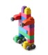 Gerardou0027s Toys Pehmete klotside komplekt + rattad 21 tk