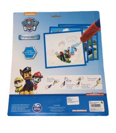 Käpapatrull veega joonistamise pildid 4 tk