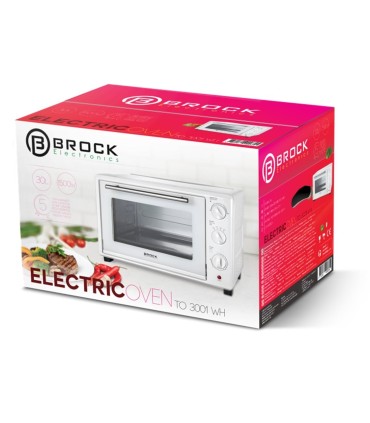 Brock TO 3001 WH lauaahi, 30 l, valge