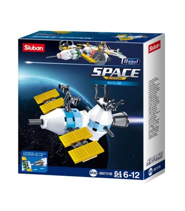 Klotsikomplekt Kosmoselabor 64 osa