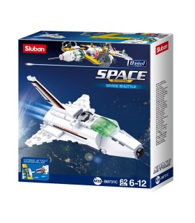 Klotsikomplekt Kosmosesüstik 62 osa