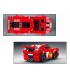 Klotsikomplekt Punane võidusõiduauto 163 osa