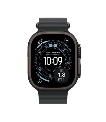 Apple Watch Ultra 3 GPS + Cellular 49mm Black Titanium Case with Black Ocean Band