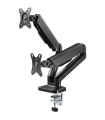 Goobay Desk Mount Double Monitor Mount with Gas Spring
