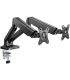 Goobay Desk Mount Double Monitor Mount with Gas Spring