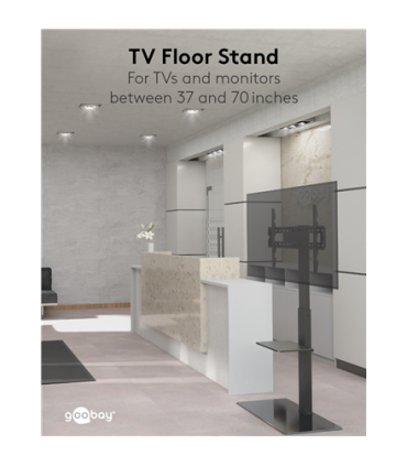 Goobay Floor stand Basic, Size L 37-70"
