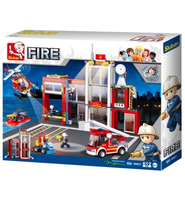 Klotsikomplekt Tuletõrjejaam 612 osa