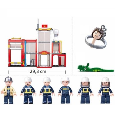 Klotsikomplekt Tuletõrjejaam 612 osa