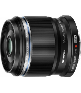 M.Zuiko Digital ED 30mm f/3.5 Macro objektiiv, must