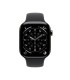 Apple Watch Series 11 GPS + Cellular 46mm Slate Titanium Case with Black Sport Band - M/L