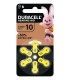 Duracell kuuldeaparaadile 10 6tk.