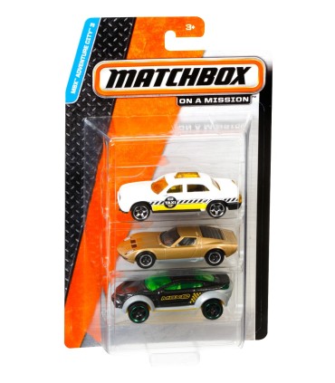 Matchbox® mudelautode 3-pakk
