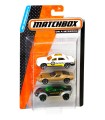 Matchbox® mudelautode 3-pakk