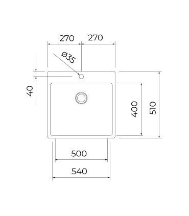 Sink Teka stainless steel
