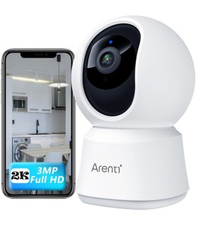 Arenti P2T siseruumikaamera, Full HD, pööratav ja kallutatav, Wi-Fi