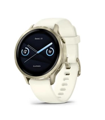 Garmin Venu 4 nutikell, 41 mm, Moon Gold koos luukarva silikoonrihmaga