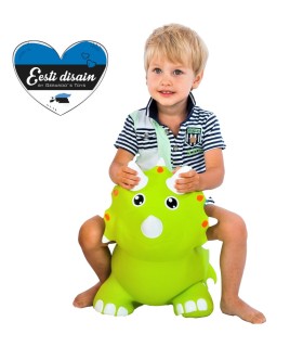 Gerardou0027s Toys Jumpy hüppeloom Dino, roheline