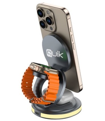 Quik QW-700 rotating 3-in-1 juhtmevaba laadimiskeskus