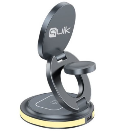 Quik QW-700 rotating 3-in-1 juhtmevaba laadimiskeskus