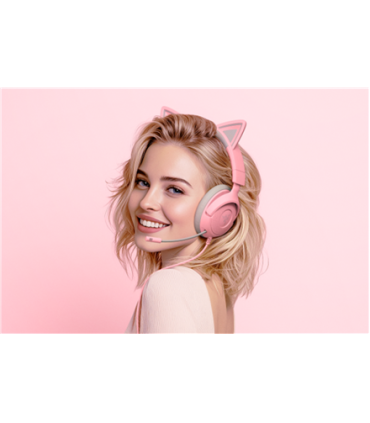 Razer Gaming Kraken Kitty V3 X roosa