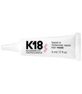 K18 Biomimetic Hairscience Leave-In Molecular Repair Hair Mask (5mL)