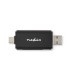 Nedis universaalne kaardilugeja USB-C/USB-A