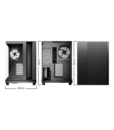 Be Quiet ATX/micro ATX/Mini-ITX Black Midi Tower PC BGW85
