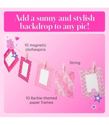 Kodak x Barbie piltide riputustarvikud Frame Squares/Clips/String