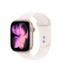 Apple Watch Series 11 GPS + Cellular 46mm Rose Gold Aluminium Case with Light Blush Sport Band - S/M
