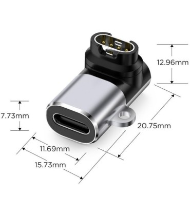 Tech-Protect adapter UltraBoost USB-C - Garmin Watch