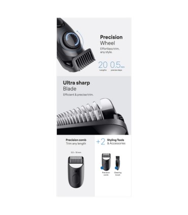 Braun BT3500 Series 3 habemetrimmer / piirel